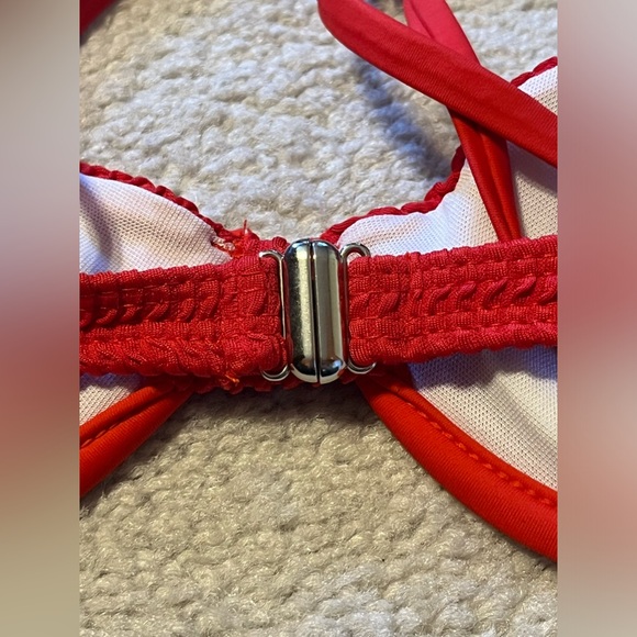 Red Ruffle Bikini - Picture 5 of 8